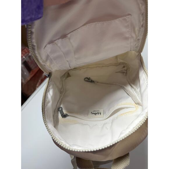 Kipling small backpack purse floral drawstring, 8x10x4, for both girls & women - Picture 11 of 12